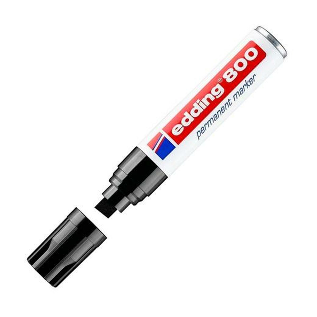 Marker permanent Edding 800 Negru (5 Unități) - Birou și papetărie, Pixuri, creioane și articole de scris