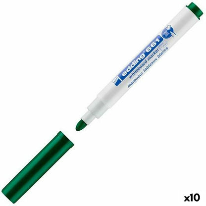 Marker pentru tablă albă Edding 661 Verde (10 Unități) - Birou și papetărie, Pixuri, creioane și articole de scris