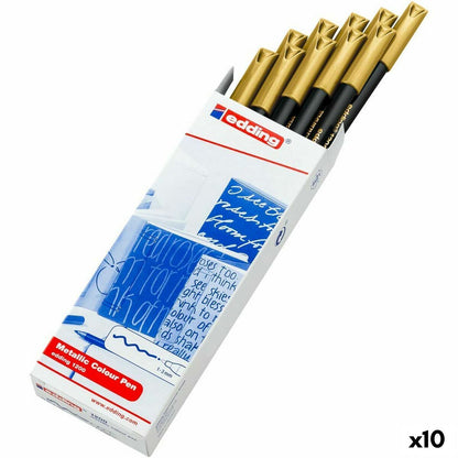 Cariocă Edding 1200 Auriu* (10 Unități) - Birou și papetărie, Pixuri, creioane și articole de scris