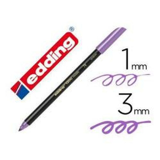 Marker Edding 1200-78 Violet (10 Unități) - Birou și papetărie, Pixuri, creioane și articole de scris