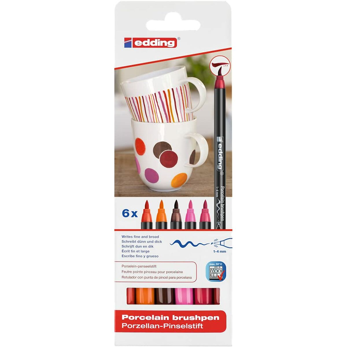 Set de Carioci Edding 4200 Multicolor - Birou și papetărie, Pixuri, creioane și articole de scris