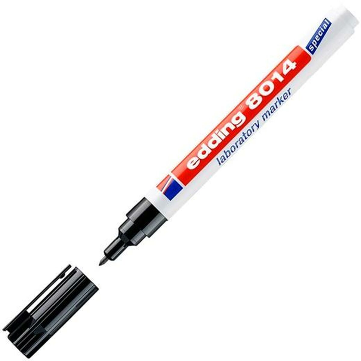 Marker permanent Edding 8014 Negru (10 Unități) - Birou și papetărie, Pixuri, creioane și articole de scris
