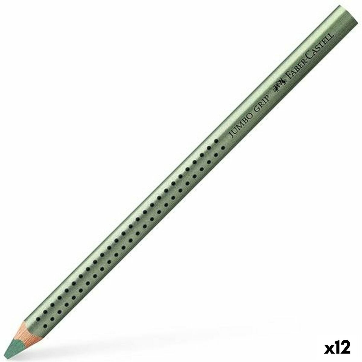Creioane culori Faber-Castell Verde metalic (12 Unități) - Birou și papetărie, Arte și Meserii