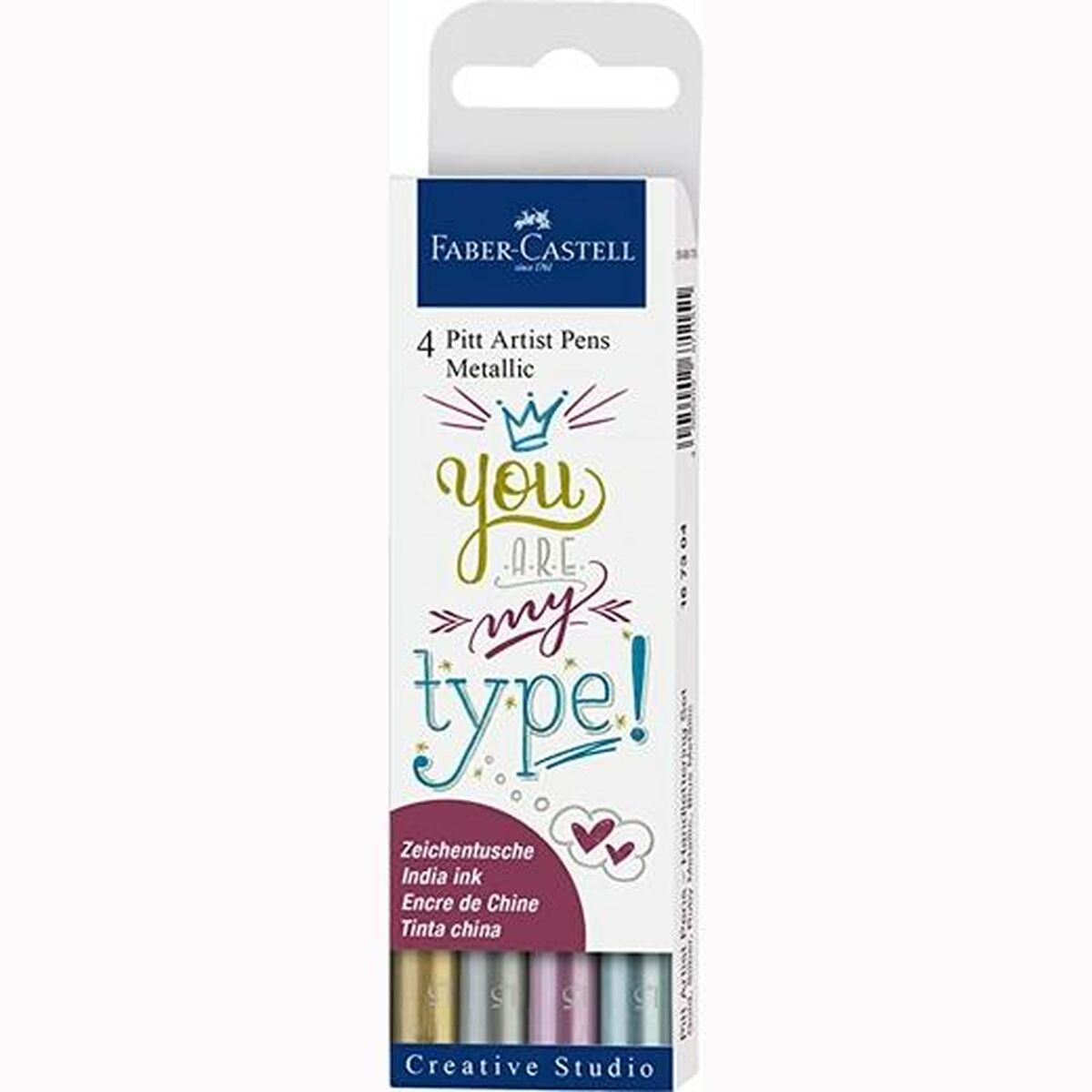 Set de Carioci Faber-Castell Pitt Artist Metalizat Carcasă (5 Unități) - Birou și papetărie, Pixuri, creioane și articole de scris