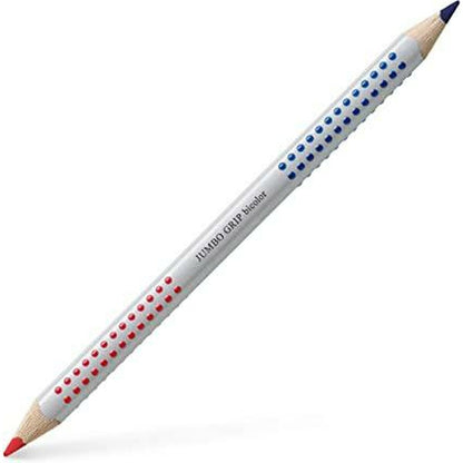 Creioane culori Faber-Castell Jumbo Albastru Roșu (12 Unități) - Birou și papetărie, Arte și Meserii