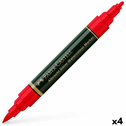 Carioci Faber-Castell Durer Roșu (4 Piese) (4 Unități) (121 Piese) - Birou și papetărie, Pixuri, creioane și articole de scris