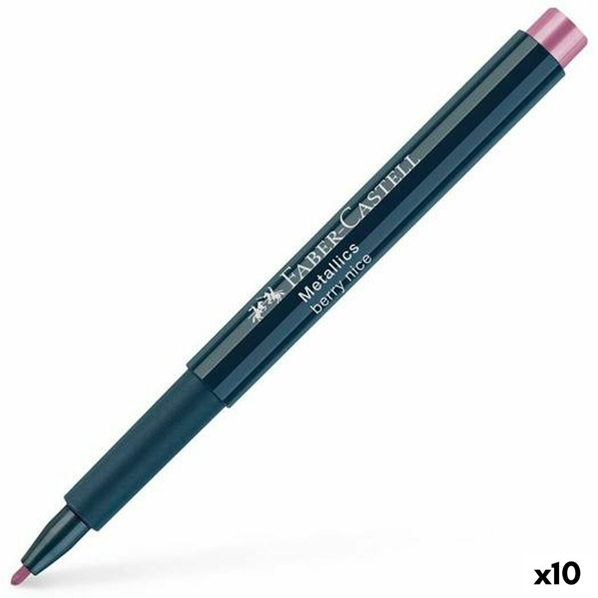 Carioci Faber-Castell Metallics Berry Nice Roz (10 Unități) - Birou și papetărie, Pixuri, creioane și articole de scris