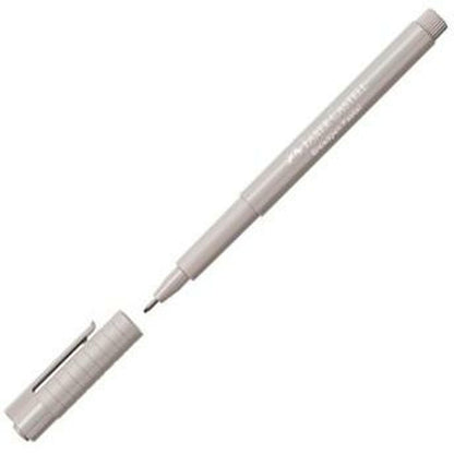 Marker permanent Faber-Castell Broadpen Pastel Gri (10 Unități) - Birou și papetărie, Pixuri, creioane și articole de scris