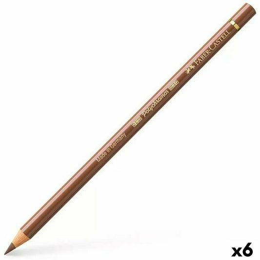 Creioane culori Faber-Castell Polychromos Maro 6 Piese - Birou și papetărie, Arte și Meserii