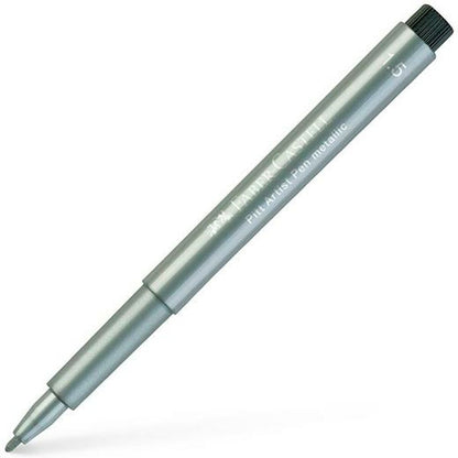 Carioci Faber-Castell Pitt Artist Metalizat Argintiu (10 Unități) - Birou și papetărie, Pixuri, creioane și articole de scris