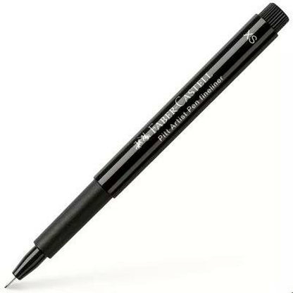 Marker permanent Faber-Castell Pitt Artist Marker permanent Negru (10 Unități) - Birou și papetărie, Pixuri, creioane și articole de scris