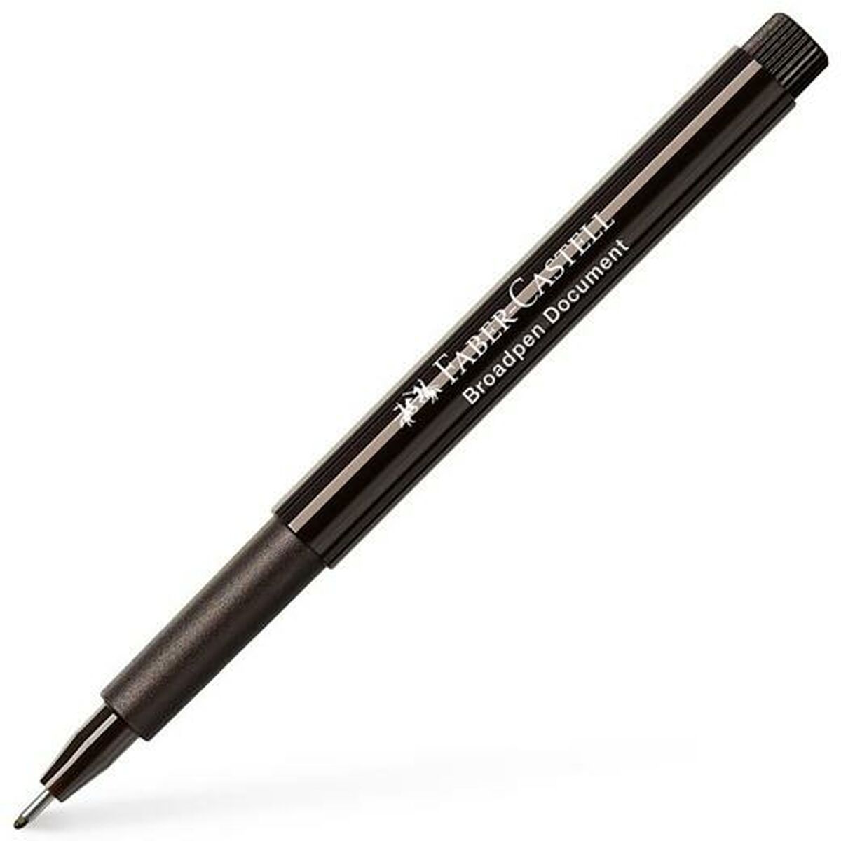 Carioci Faber-Castell Broadpen Document Negru (10 Unități) - Birou și papetărie, Pixuri, creioane și articole de scris