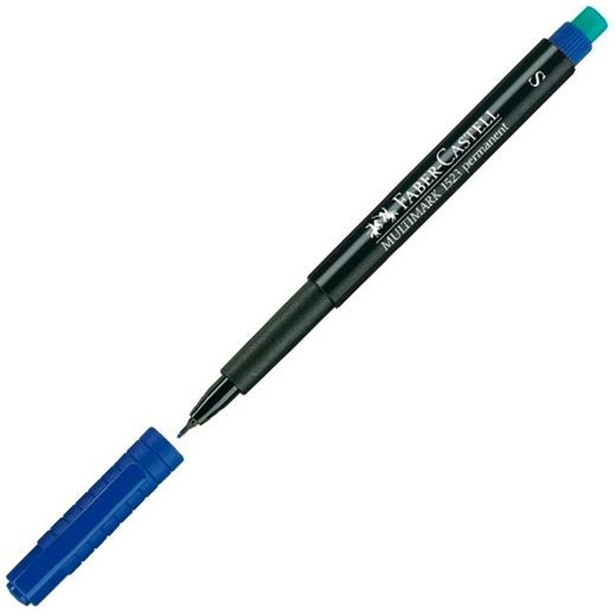 Marker permanent Faber-Castell Multimark 1523 M Albastru (10 Unități) - Birou și papetărie, Pixuri, creioane și articole de scris