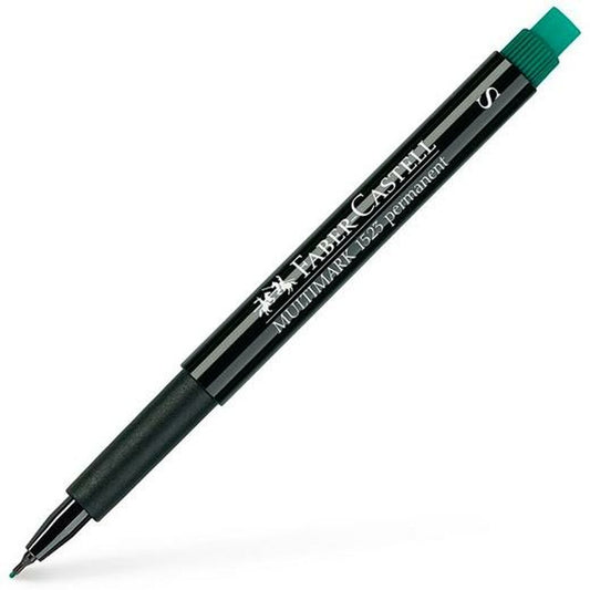 Marker permanent Faber-Castell Multimark 1523 S Verde (10 Unități) - Birou și papetărie, Pixuri, creioane și articole de scris