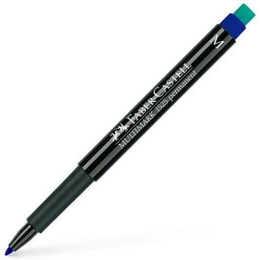 Marker permanent Faber-Castell Multimark 1523 M Albastru (10 Unități) - Birou și papetărie, Pixuri, creioane și articole de scris