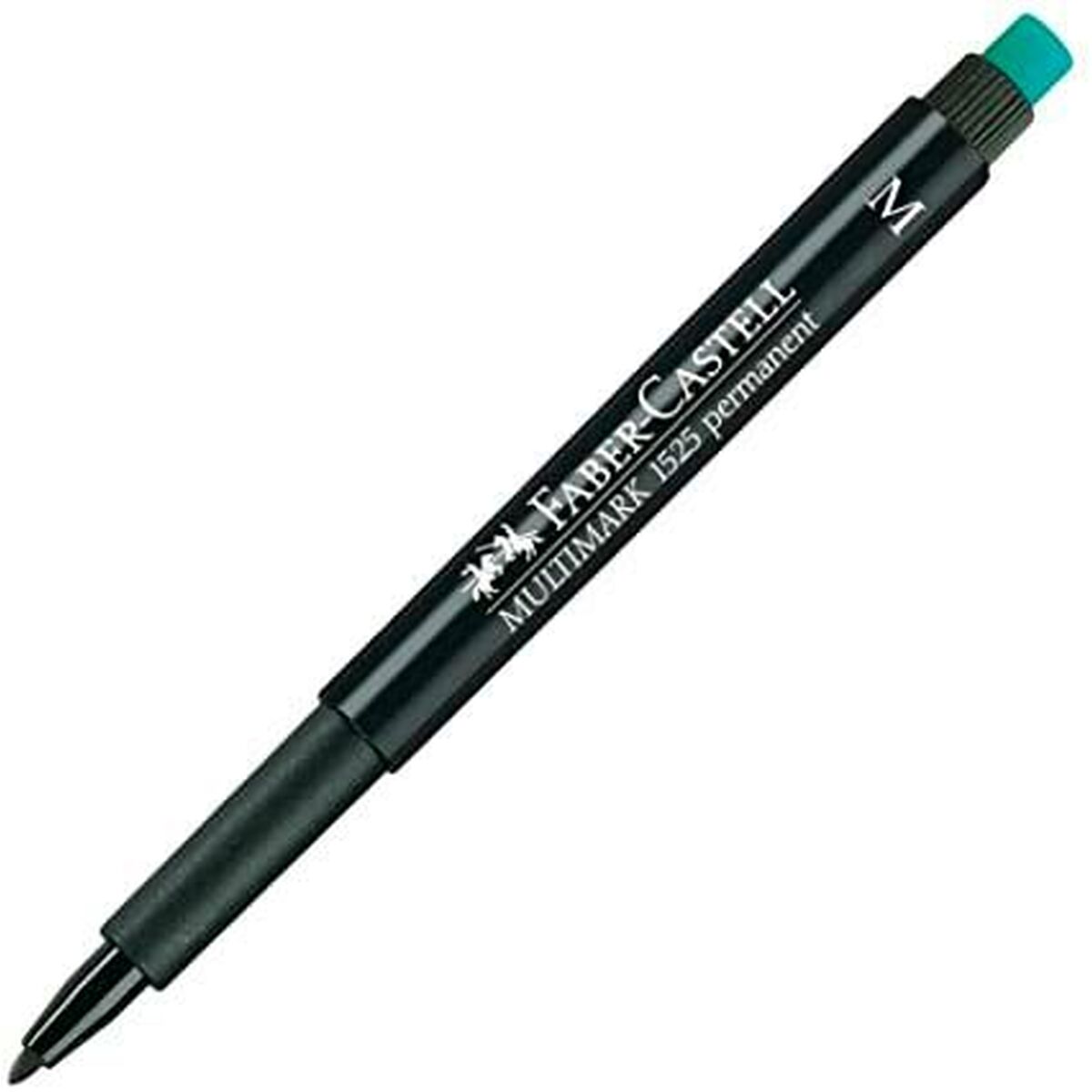 Marker permanent Faber-Castell Multimark 1525 M Negru (10 Unități) - Birou și papetărie, Pixuri, creioane și articole de scris