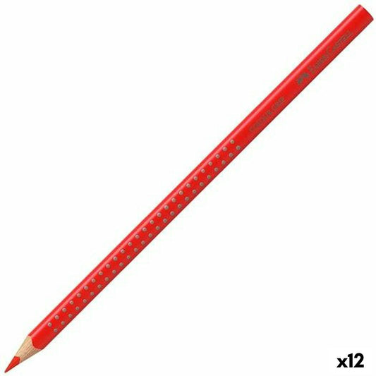 Creioane colorate acuarelă Faber-Castell Intensyvi raudona (12 Unități) - Birou și papetărie, Arte și Meserii