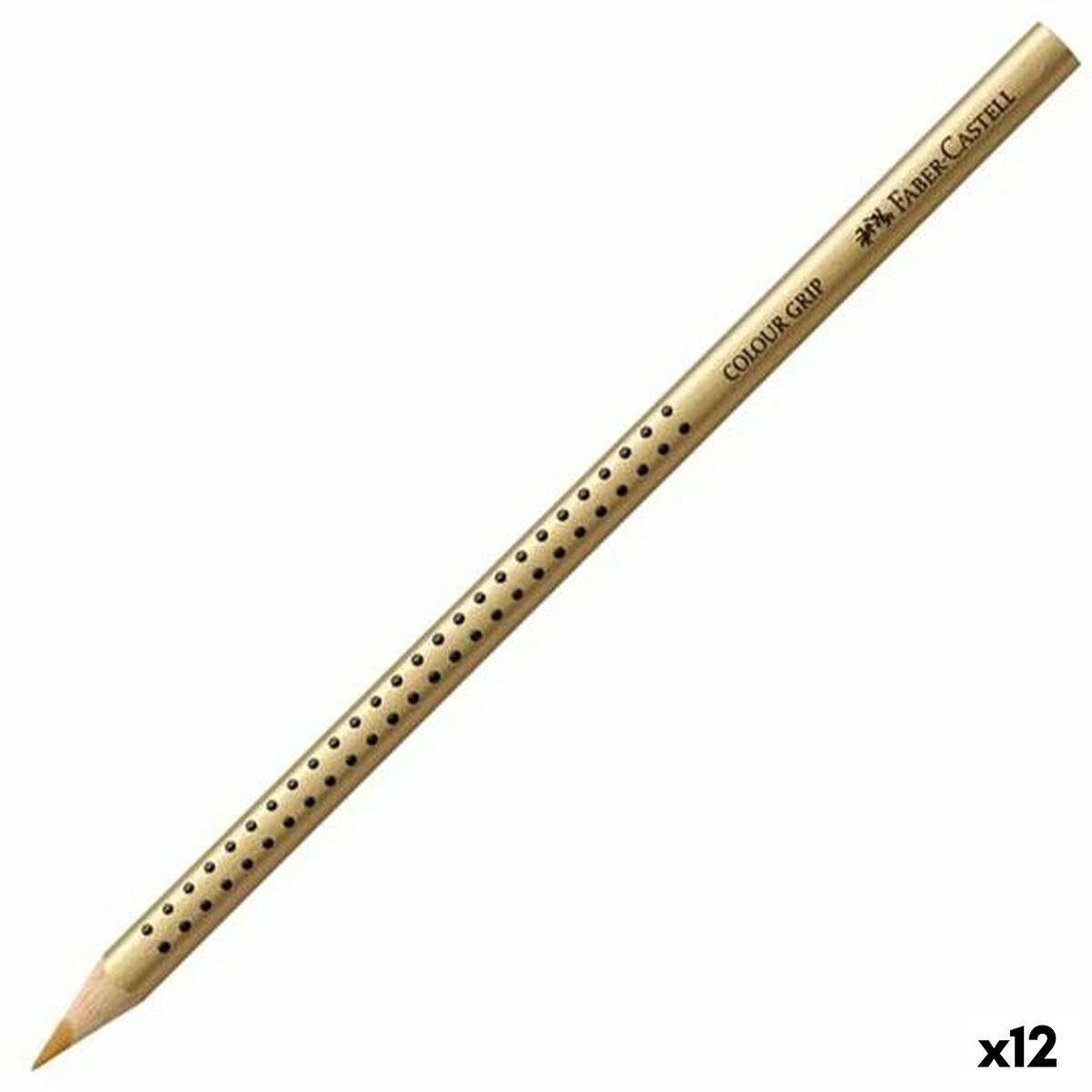 Creioane colorate acuarelă Faber-Castell Auriu* (12 Unități) - Birou și papetărie, Arte și Meserii