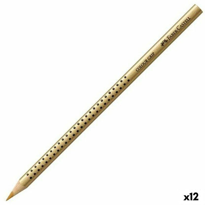 Creioane colorate acuarelă Faber-Castell Auriu* (12 Unități) - Birou și papetărie, Arte și Meserii