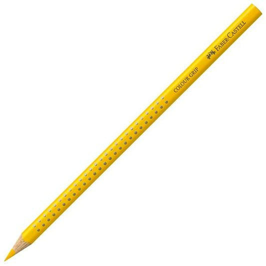 Creioane culori Faber-Castell Colour Grip Galben (12 Unități) - Birou și papetărie, Arte și Meserii