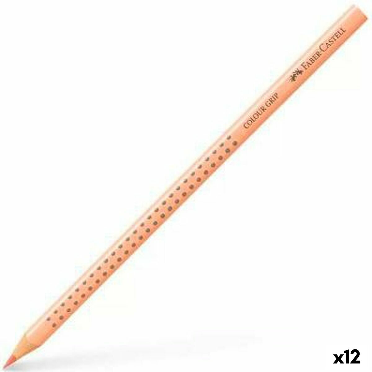 Creioane culori Faber-Castell Colour Grip Carne (12 Unități) - Birou și papetărie, Arte și Meserii