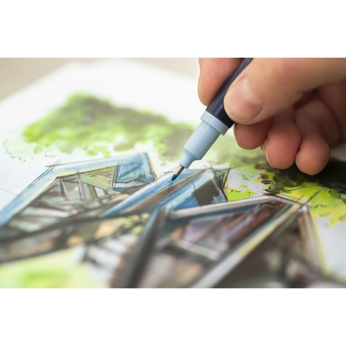 Set de Carioci Faber-Castell Goldfaber Sketch - Product Design Double 6 Piese - Birou și papetărie, Pixuri, creioane și articole de scris