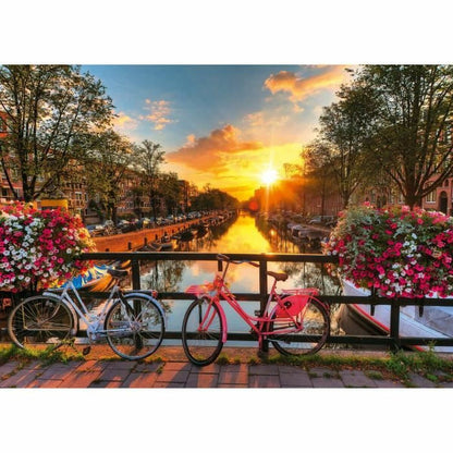 Puzzle Ravensburger Bicycles in Amsterdam - Jucarii si jocuri, Puzzle-uri și puzzle-uri