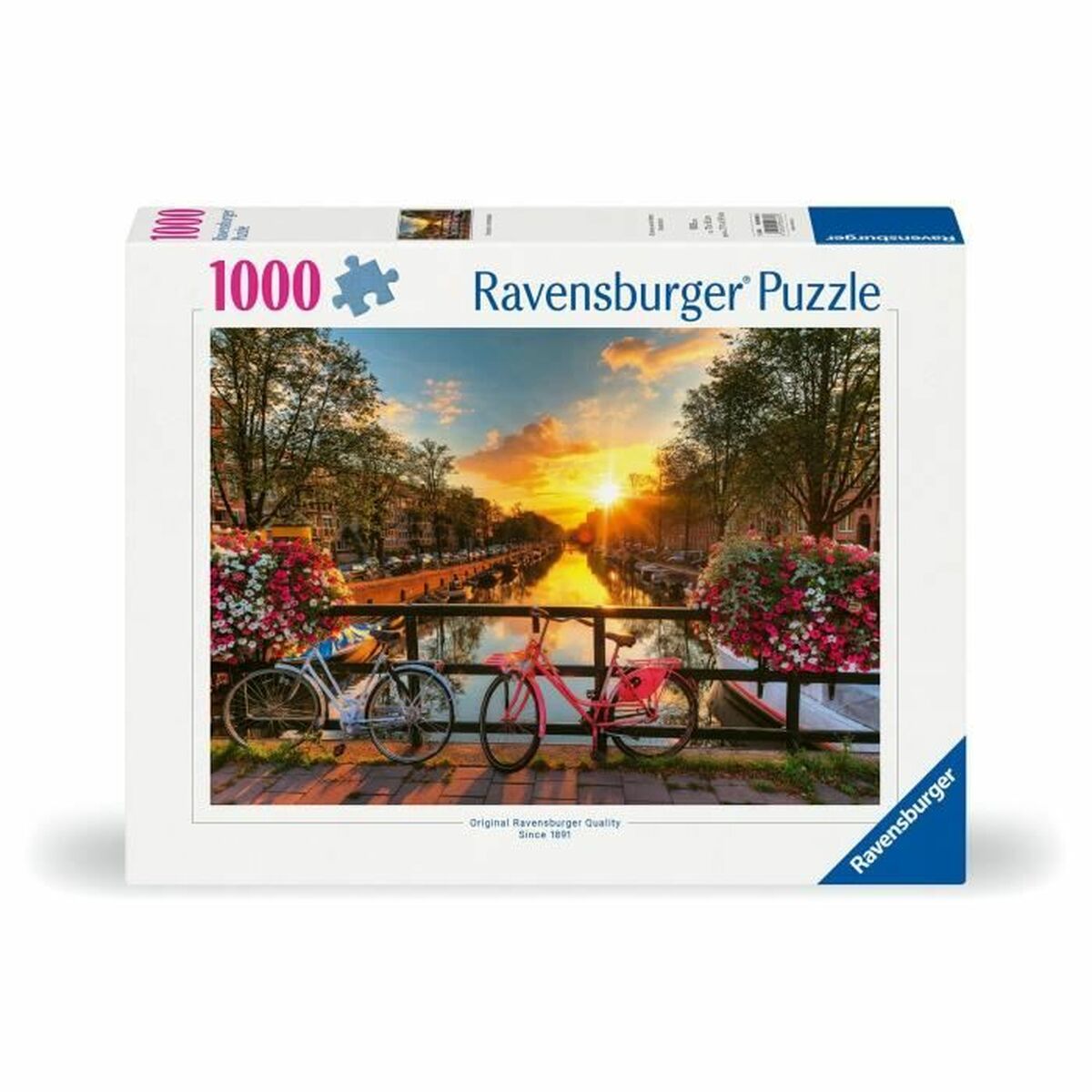 Puzzle Ravensburger Bicycles in Amsterdam - Jucarii si jocuri, Puzzle-uri și puzzle-uri