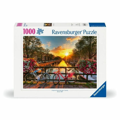 Puzzle Ravensburger Bicycles in Amsterdam - Jucarii si jocuri, Puzzle-uri și puzzle-uri