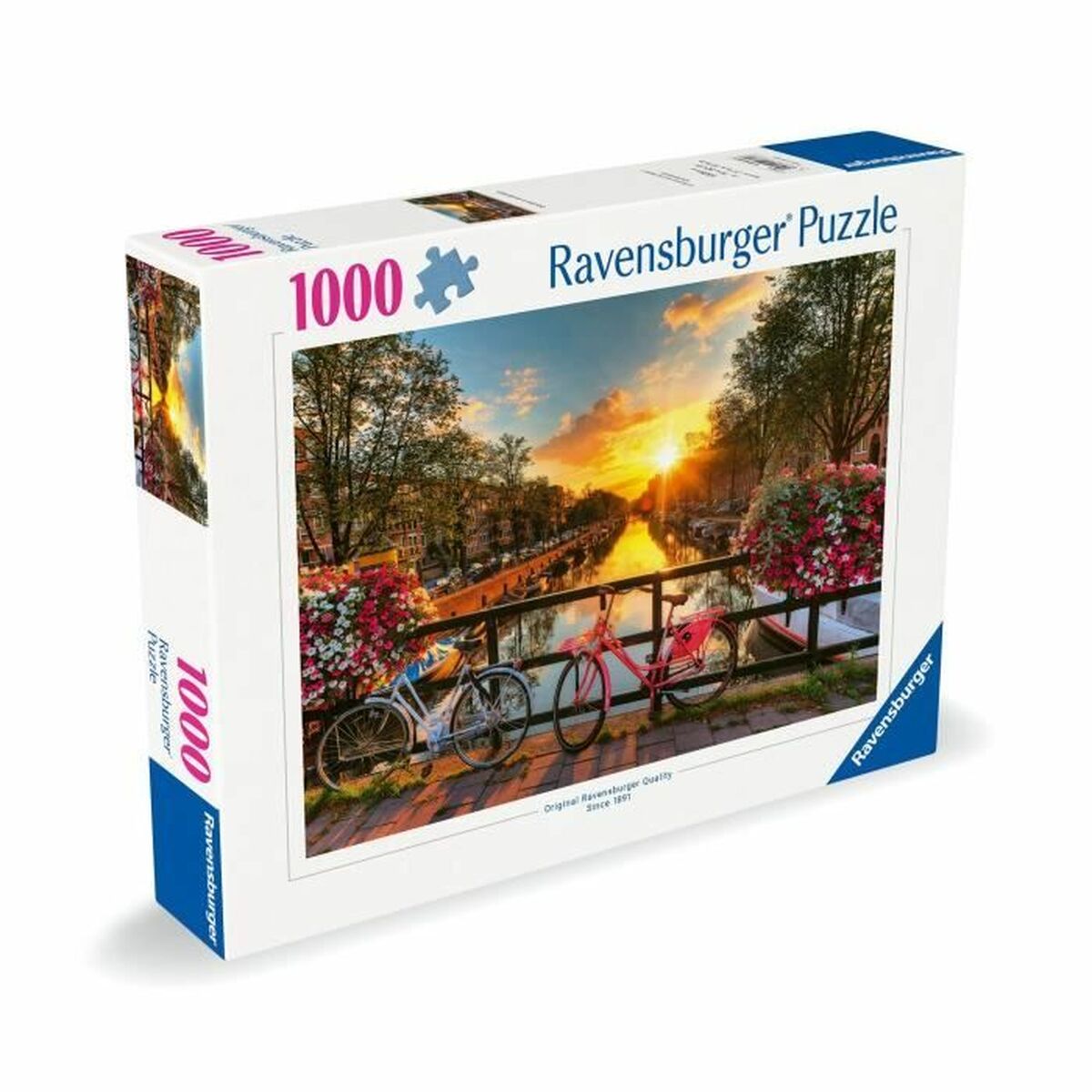 Puzzle Ravensburger Bicycles in Amsterdam - Jucarii si jocuri, Puzzle-uri și puzzle-uri