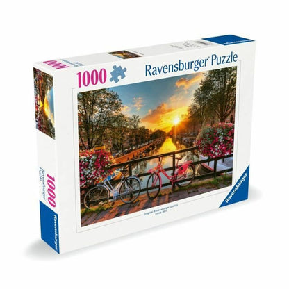 Puzzle Ravensburger Bicycles in Amsterdam - Jucarii si jocuri, Puzzle-uri și puzzle-uri