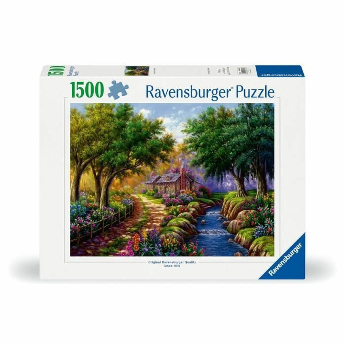 Puzzle Ravensburger Cottage By The River - Jucarii si jocuri, Puzzle-uri și puzzle-uri