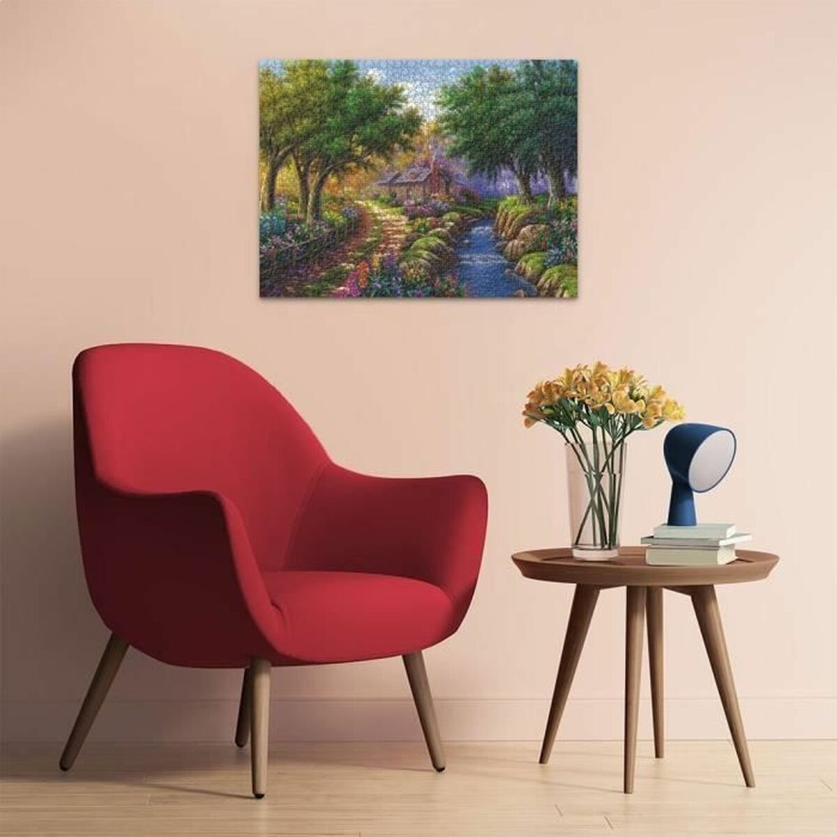 Puzzle Ravensburger Cottage By The River - Jucarii si jocuri, Puzzle-uri și puzzle-uri