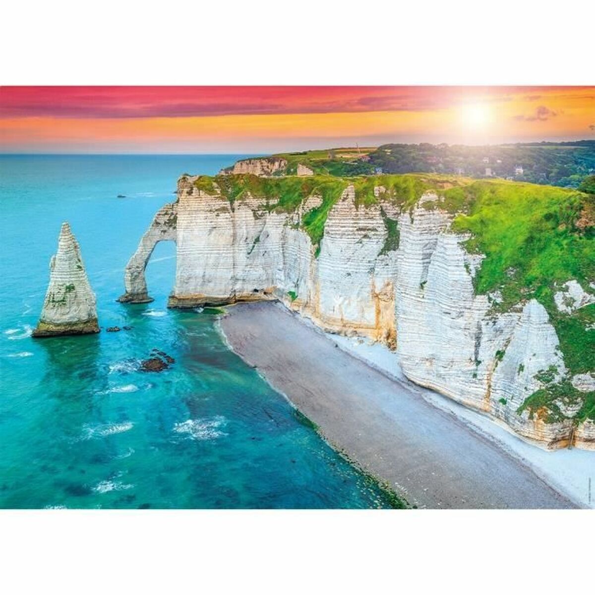 Puzzle Nathan Falaises d'Etretat - Jucarii si jocuri, Puzzle-uri și puzzle-uri