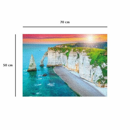 Puzzle Nathan Falaises d'Etretat - Jucarii si jocuri, Puzzle-uri și puzzle-uri