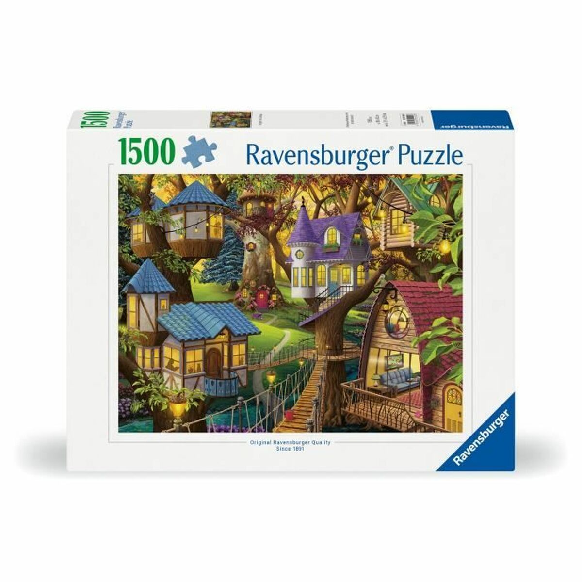 Puzzle Ravensburger Crepúsculo en las copas de los árboles 1500 Piese - Jucarii si jocuri, Puzzle-uri și puzzle-uri
