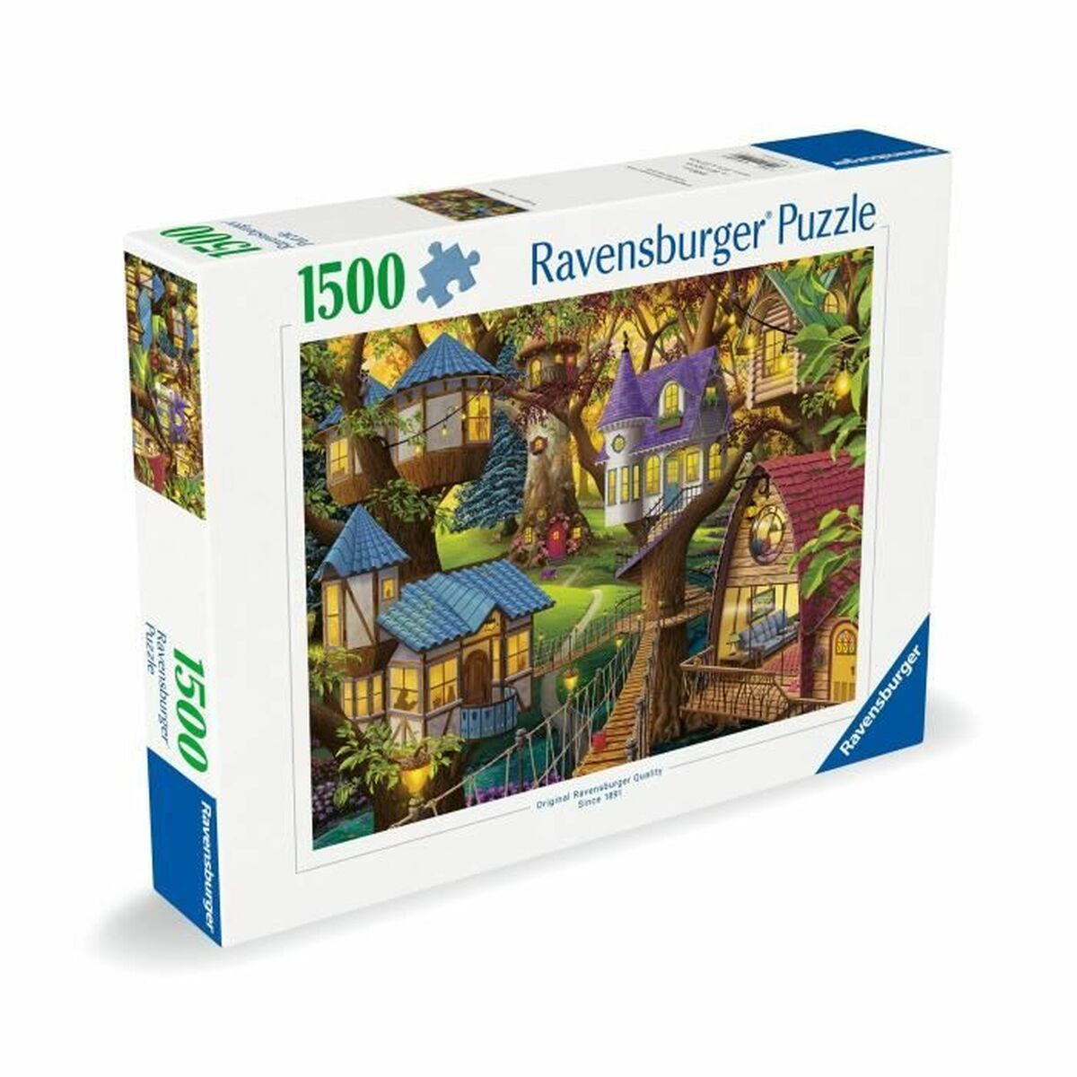 Puzzle Ravensburger Crepúsculo en las copas de los árboles 1500 Piese - Jucarii si jocuri, Puzzle-uri și puzzle-uri
