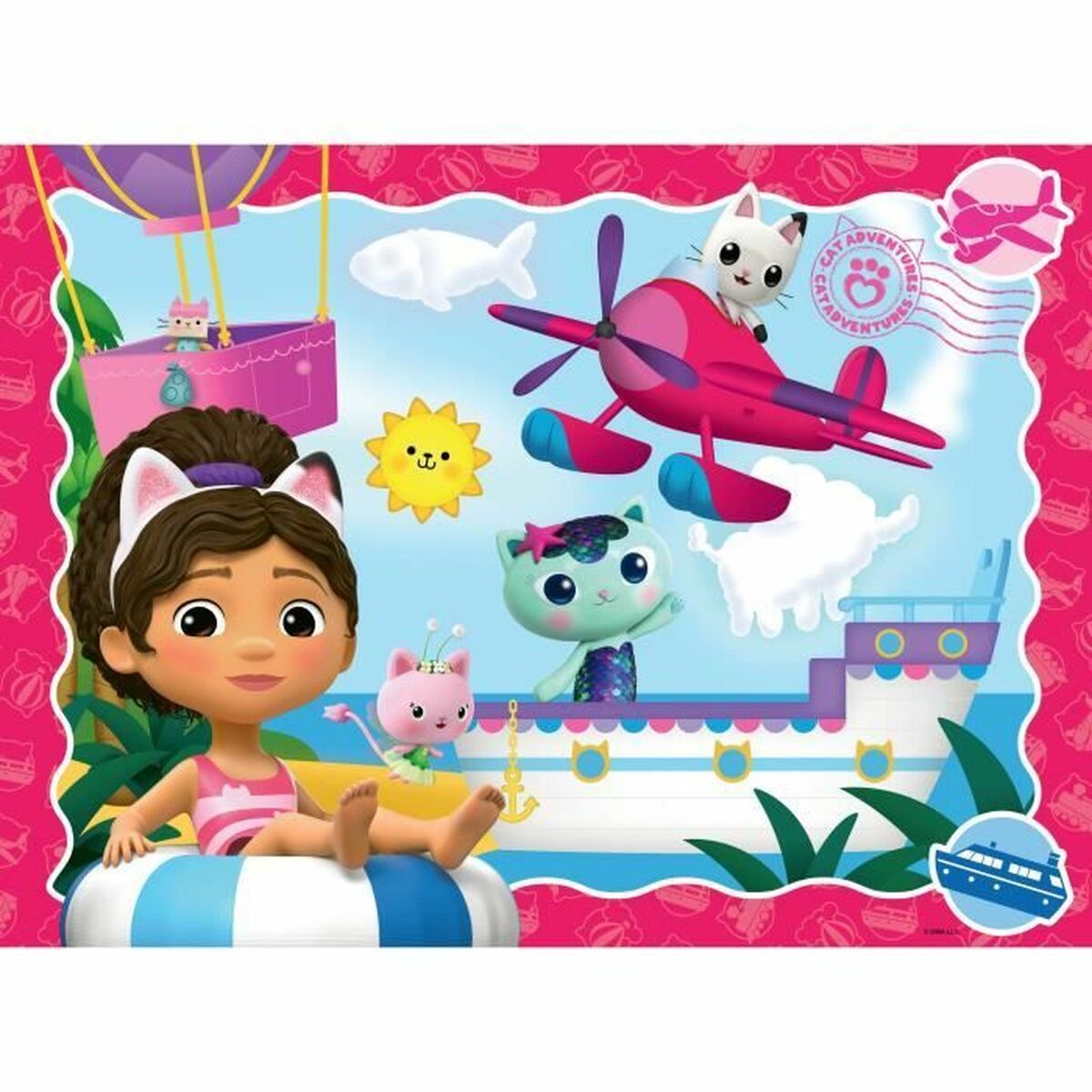 Puzzle Ravensburger Gabby´s Dollhouse 100 Piese - Jucarii si jocuri, Puzzle-uri și puzzle-uri
