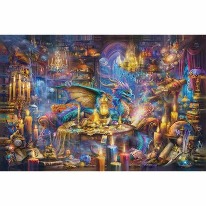 Puzzle Ravensburger Dragon's Library 3000 Piese - Jucarii si jocuri, Puzzle-uri și puzzle-uri