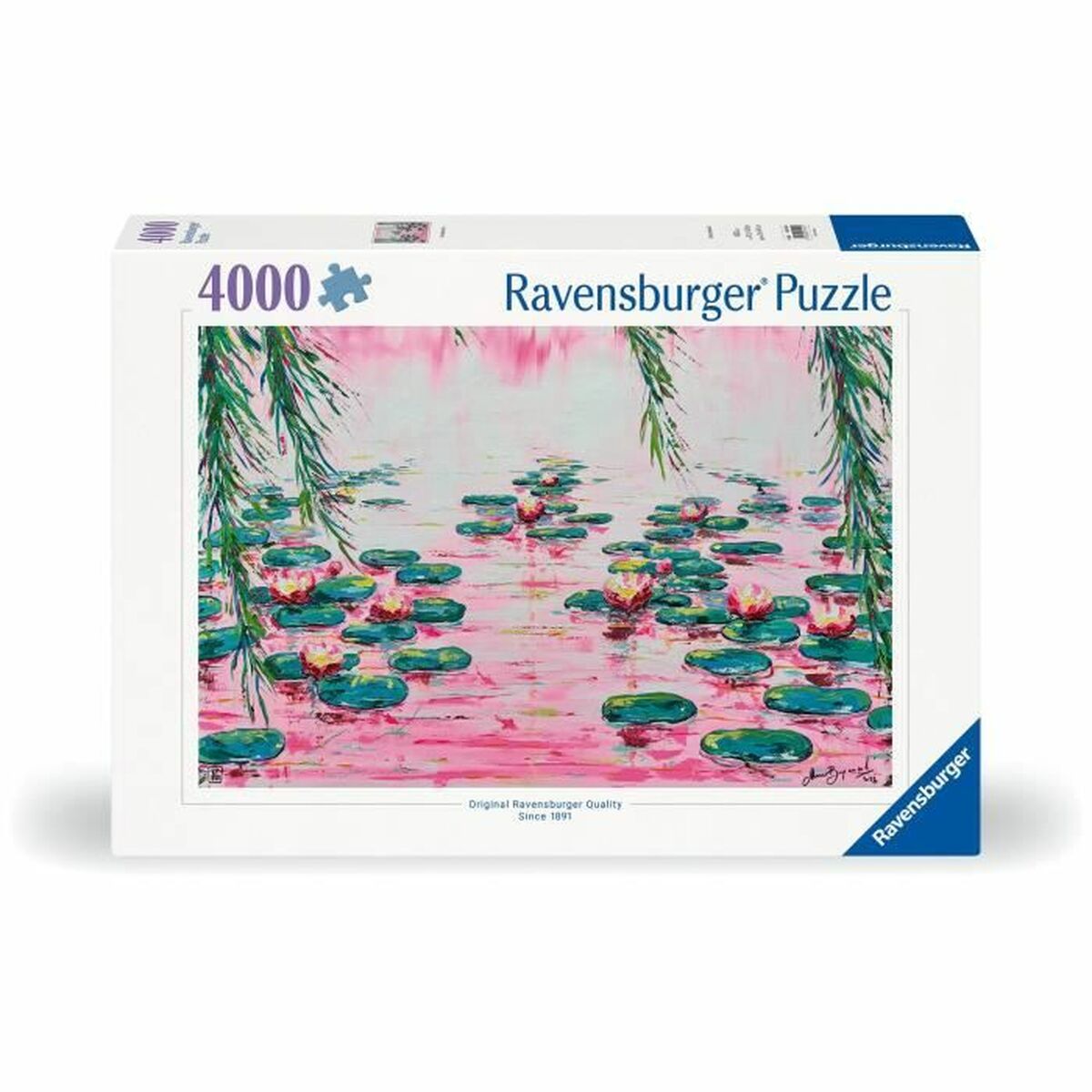 Puzzle Ravensburger Nenúfares Rosados 4000 Piese - Jucarii si jocuri, Puzzle-uri și puzzle-uri