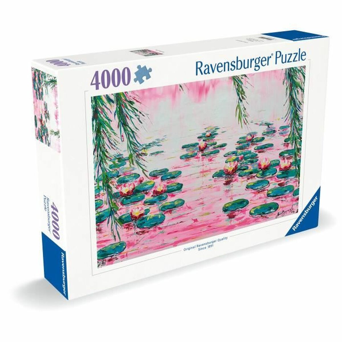 Puzzle Ravensburger Nenúfares Rosados 4000 Piese - Jucarii si jocuri, Puzzle-uri și puzzle-uri