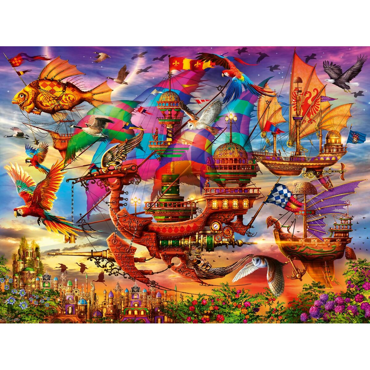 Puzzle Ravensburger The Flight 1500 Piese - Jucarii si jocuri, Puzzle-uri și puzzle-uri