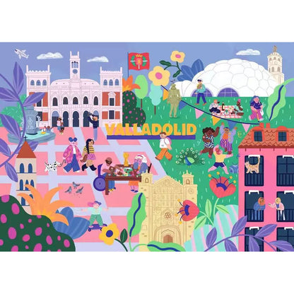Puzzle Ravensburger Valladolid 1000 Piese - Jucarii si jocuri, Puzzle-uri și puzzle-uri