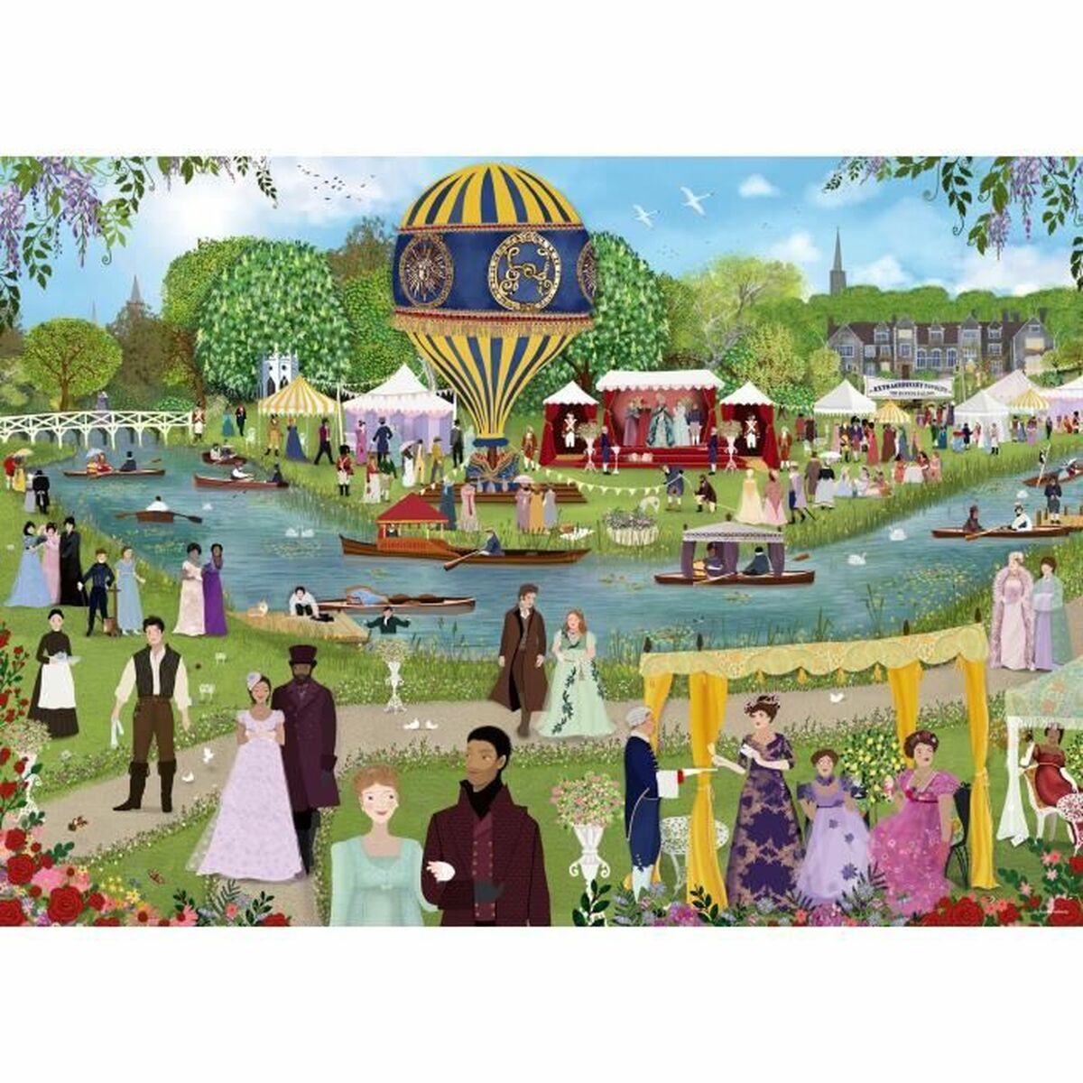 Puzzle Ravensburger Bridgerton 1000 Piese - Jucarii si jocuri, Puzzle-uri și puzzle-uri