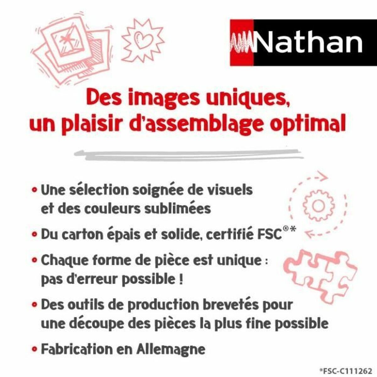 Puzzle Ravensburger Nathan - Jucarii si jocuri, Puzzle-uri și puzzle-uri