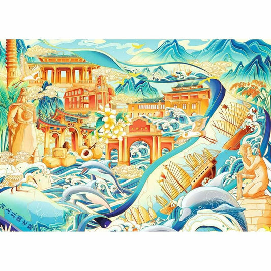 Puzzle Ravensburger 016182 1500 Piese - Jucarii si jocuri, Puzzle-uri și puzzle-uri