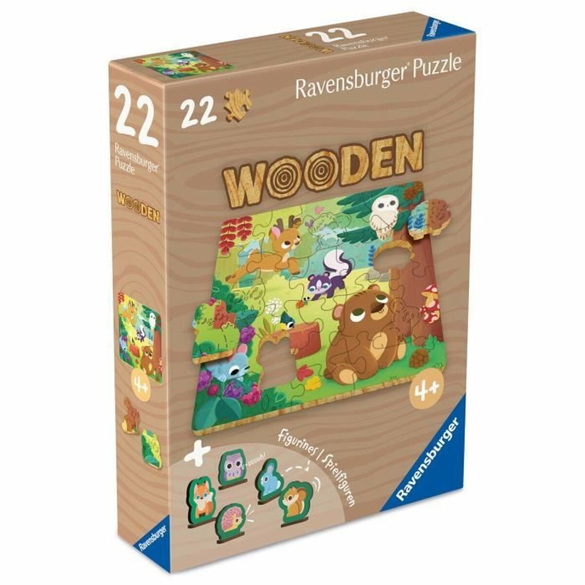 Puzzle Ravensburger Wooden 22 Piese - Jucarii si jocuri, Puzzle-uri și puzzle-uri