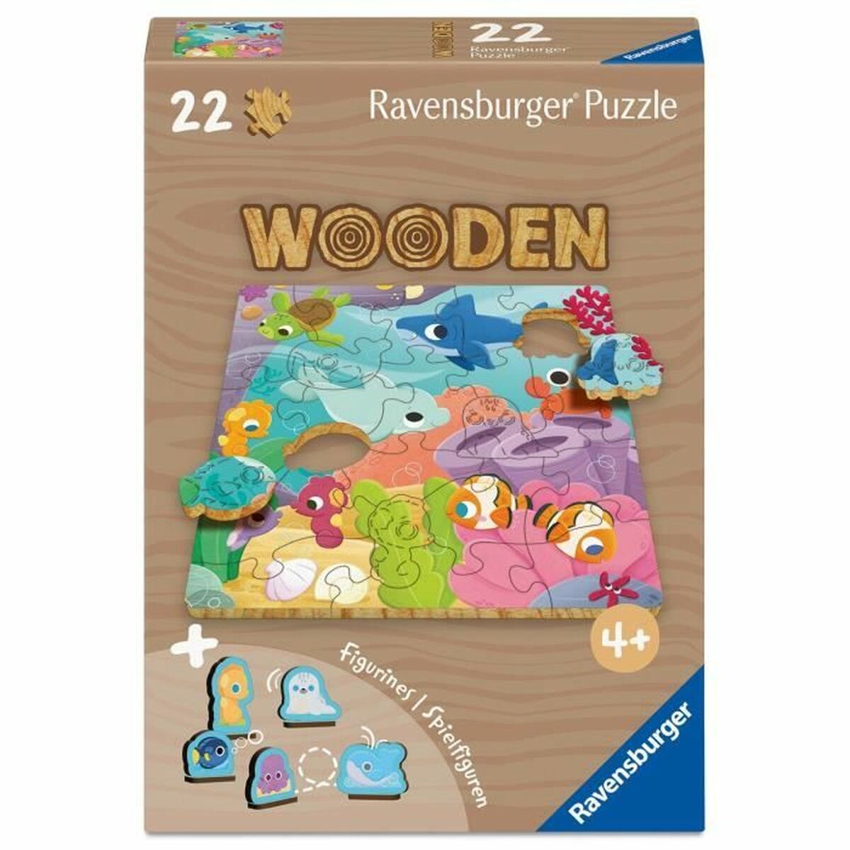 Puzzle Ravensburger Wooden 22 Piese - Jucarii si jocuri, Puzzle-uri și puzzle-uri