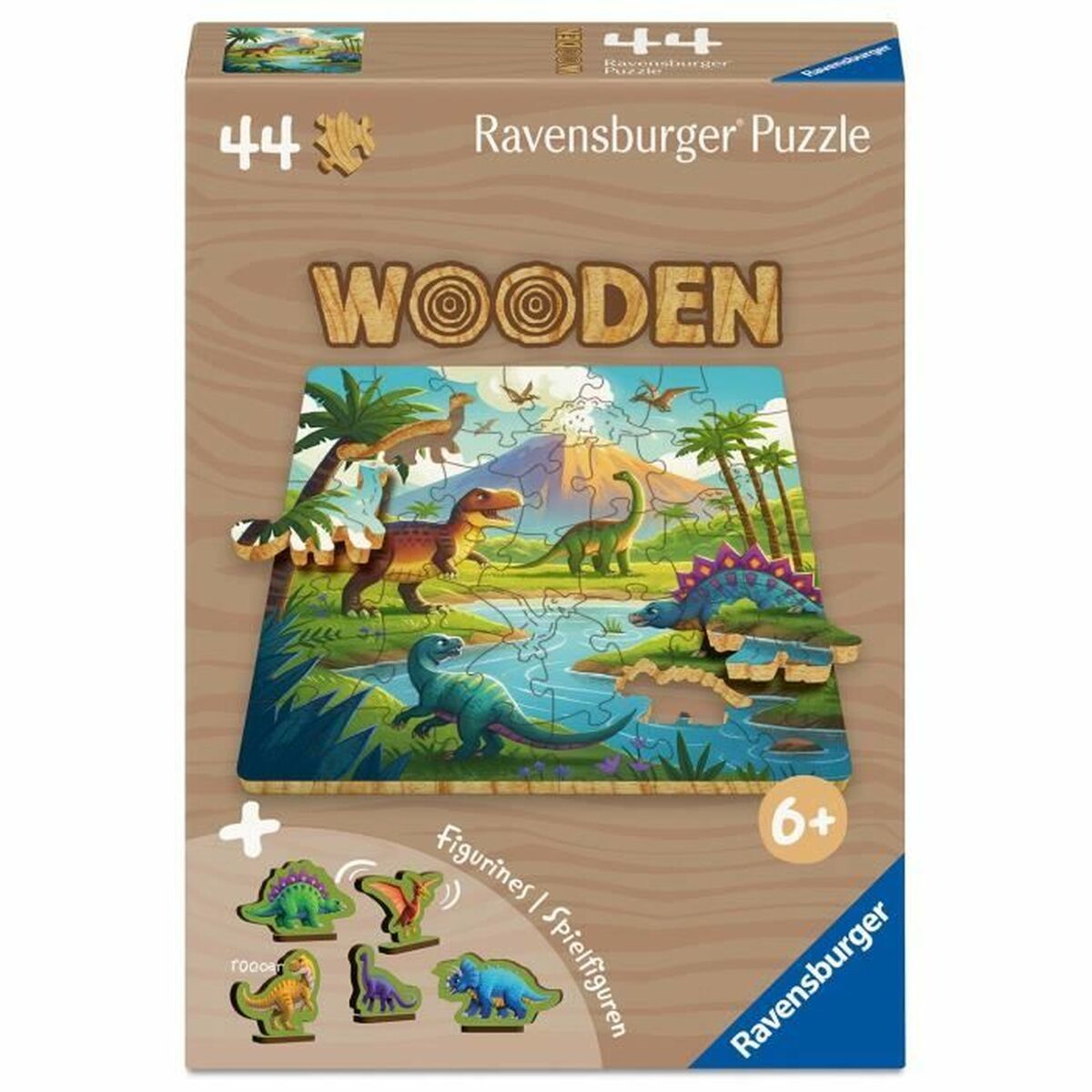 Puzzle Ravensburger Wooden 44 Piese - Jucarii si jocuri, Puzzle-uri și puzzle-uri