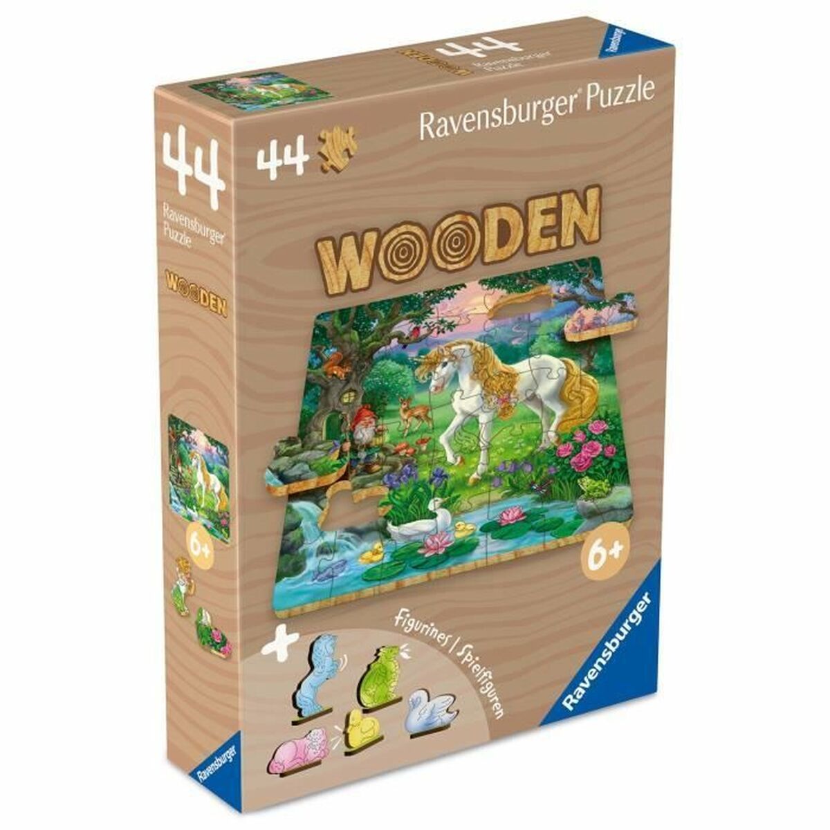 Puzzle Ravensburger Wooden 44 Piese - Jucarii si jocuri, Puzzle-uri și puzzle-uri
